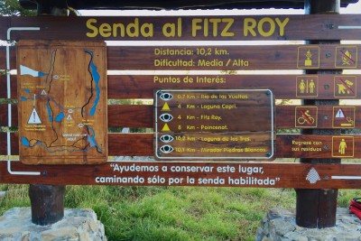 Wanderwege im Fitz Roy Gebiet