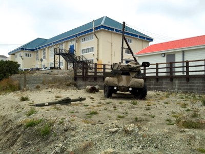 Das Museum ist vor allem dem Falklandkrieg gewidmet.