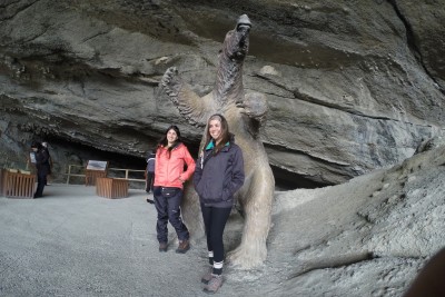 Ein Mylodonskelett sowie Fellreste wurden in einer grossen Höhle in Patagonien gefunden.