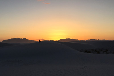 Sonnenaufgang in White Sands