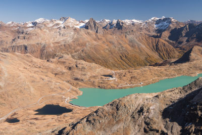 Bernina Passhöhe und Lago Bianco