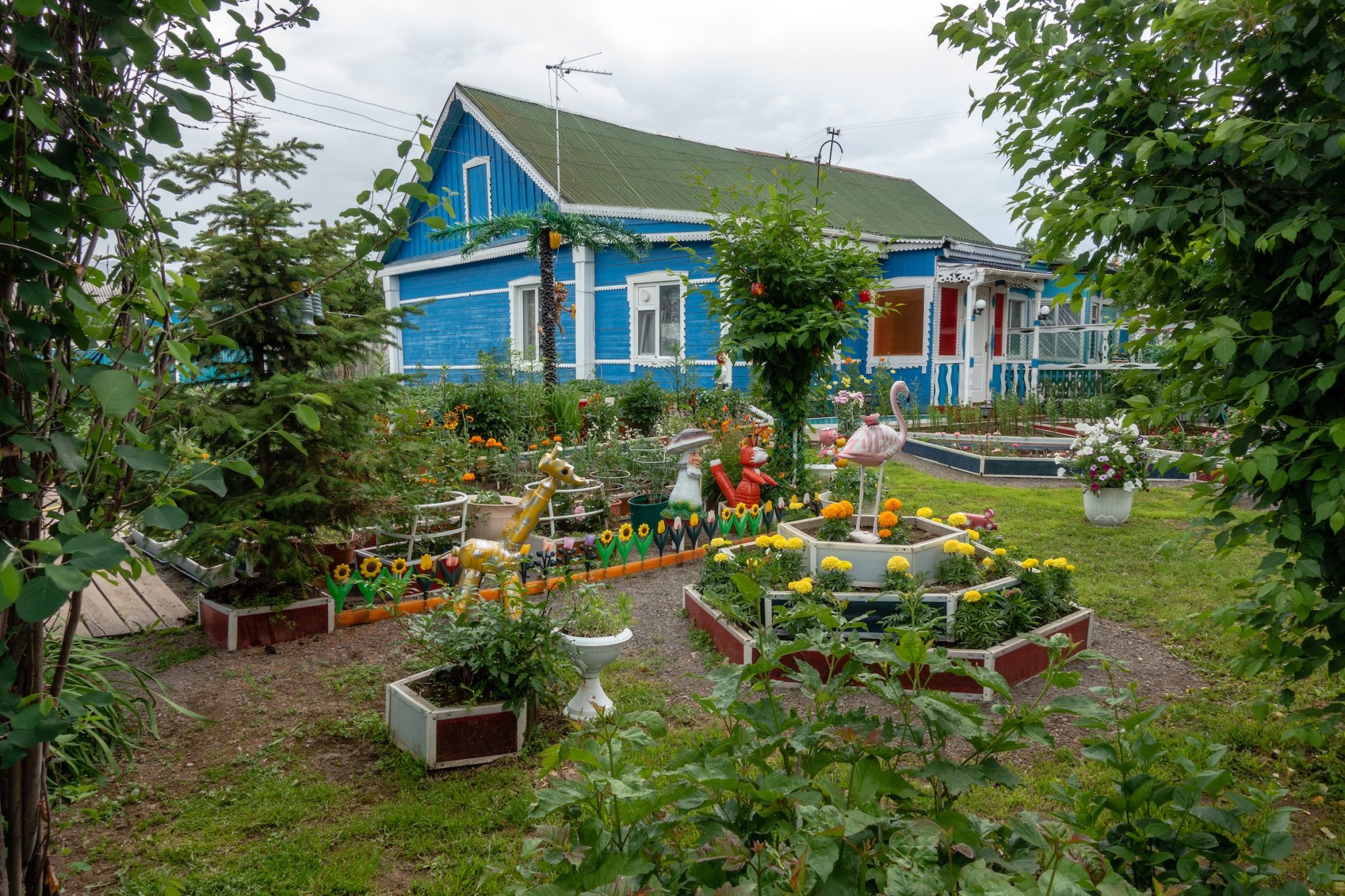 Farbenfrohes Haus in Esso