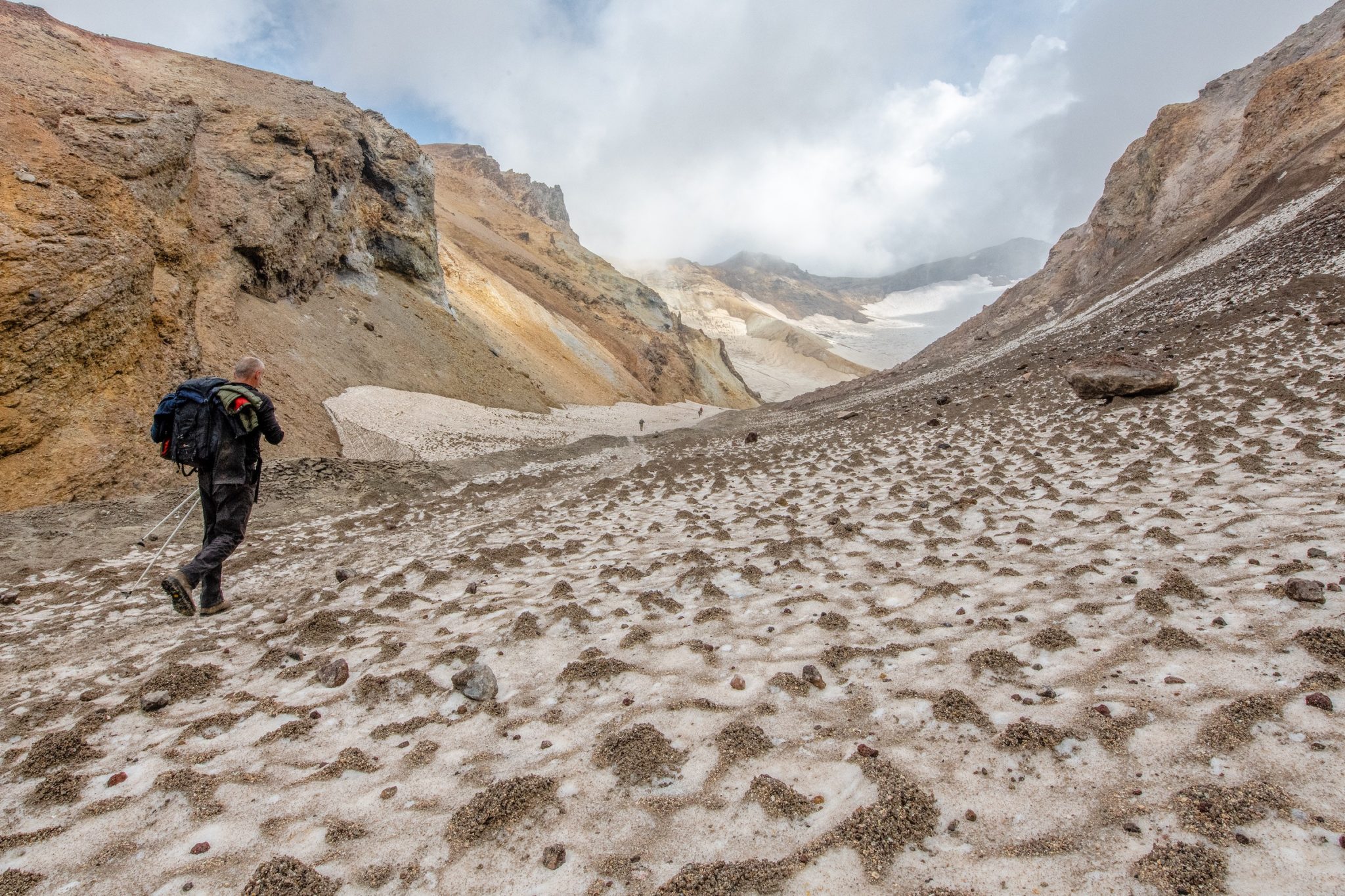 Unterwegs zum Mutnowski Vulkan