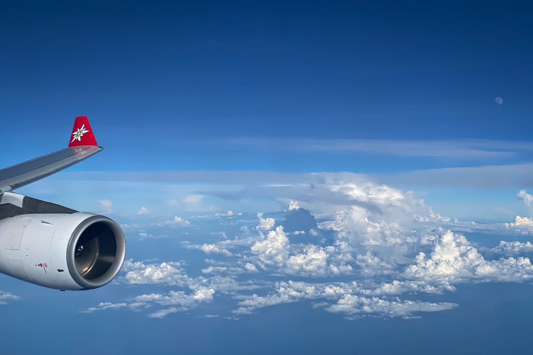 Wolkenformationen über dem Atlantik