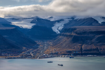 Longyearbyen vom Adventtoppen