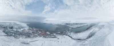 Longyearbyen ist die einzige Siedlung auf Spitzbergen. 