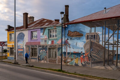 Wandgemälde in Punta Arenas