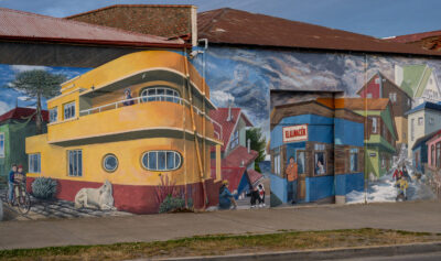 Wandgemälde in Punta Arenas