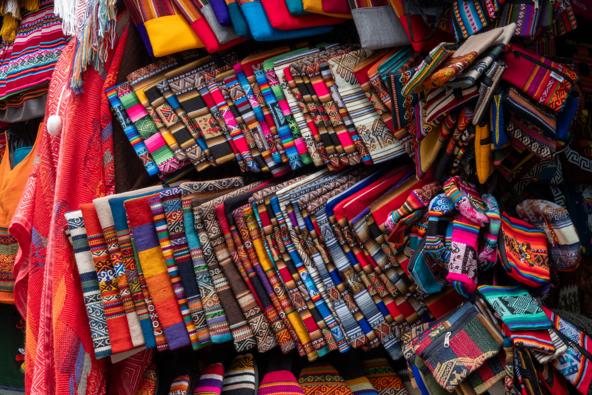 Bunter Markt in La Paz